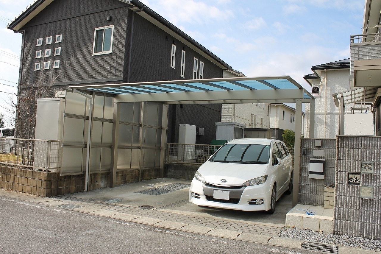 2台用カーポート|マイピュアガーデン | 愛知県岡崎市・幸田町 外構・新築外構・エクステリア・お庭工事の専門店