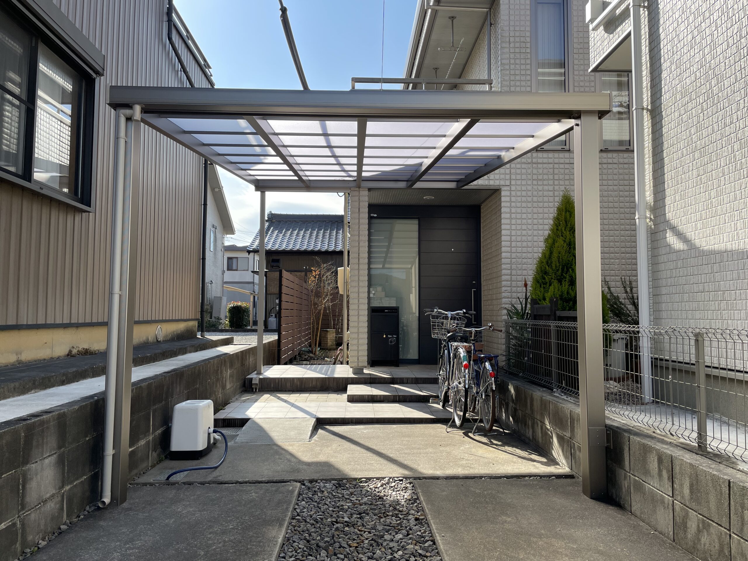 テラスカーポート|マイピュアガーデン | 愛知県岡崎市・幸田町 外構・新築外構・エクステリア・お庭工事の専門店