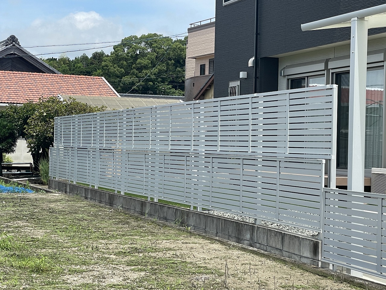 目隠し工事|マイピュアガーデン | 愛知県岡崎市・幸田町 外構・新築外構・エクステリア・お庭工事の専門店